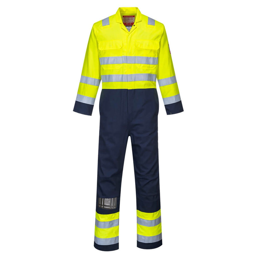 Portwest BIZ7 Hi-Vis Anti-Static Bizflame Pro Coverall