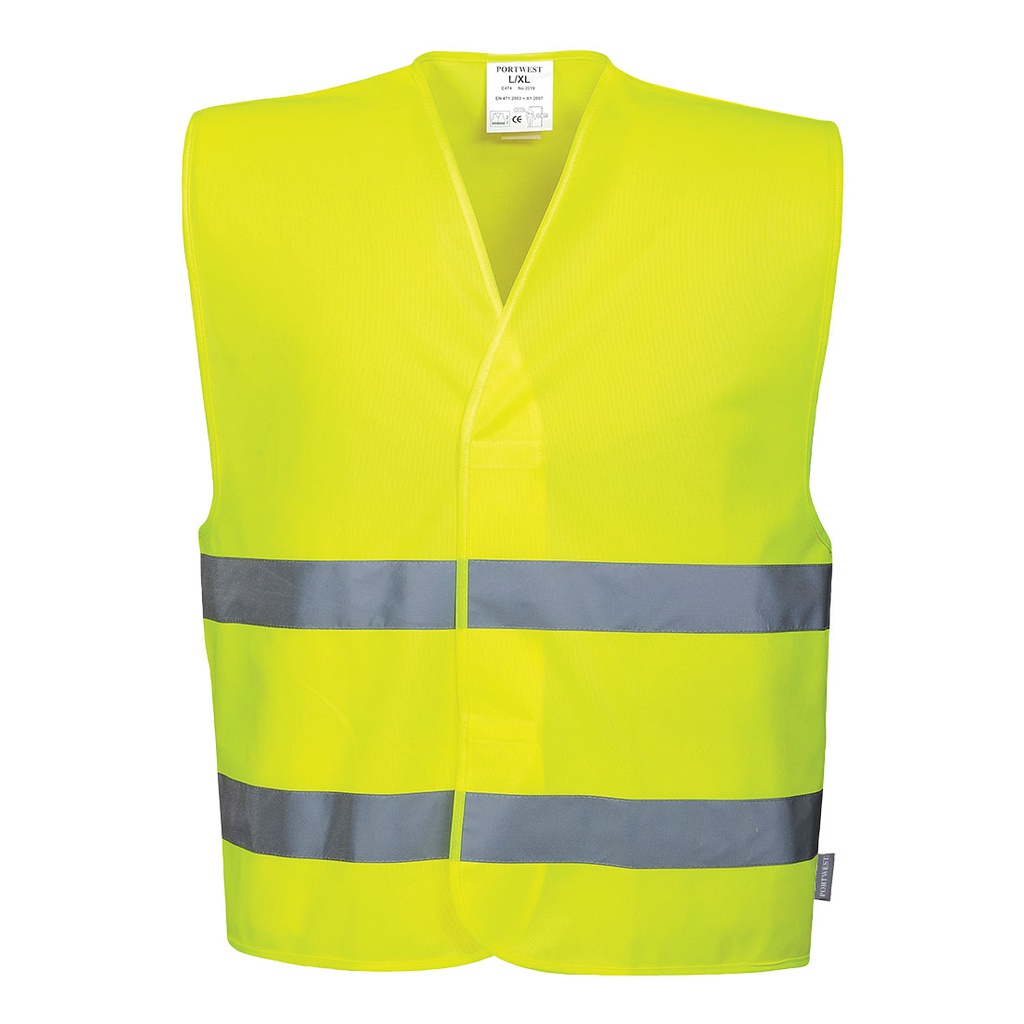 Portwest C474 Hi-Vis Two Band Vest 