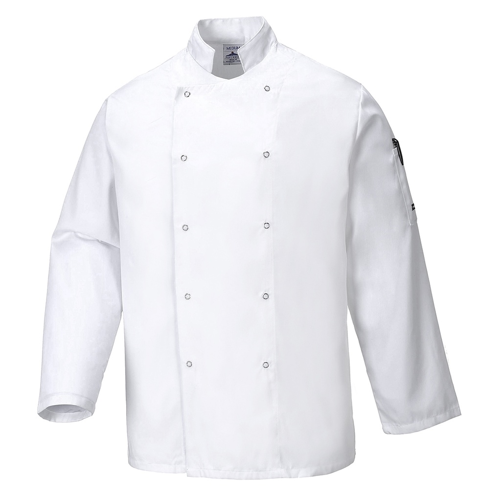 Portwest C833 Suffolk Chefs Jacket L/S