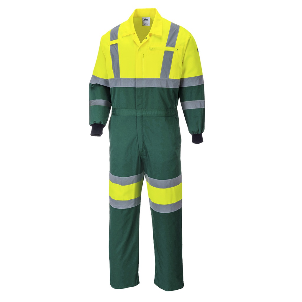 Portwest E052 Hi-Vis X Back Contrast Coverall