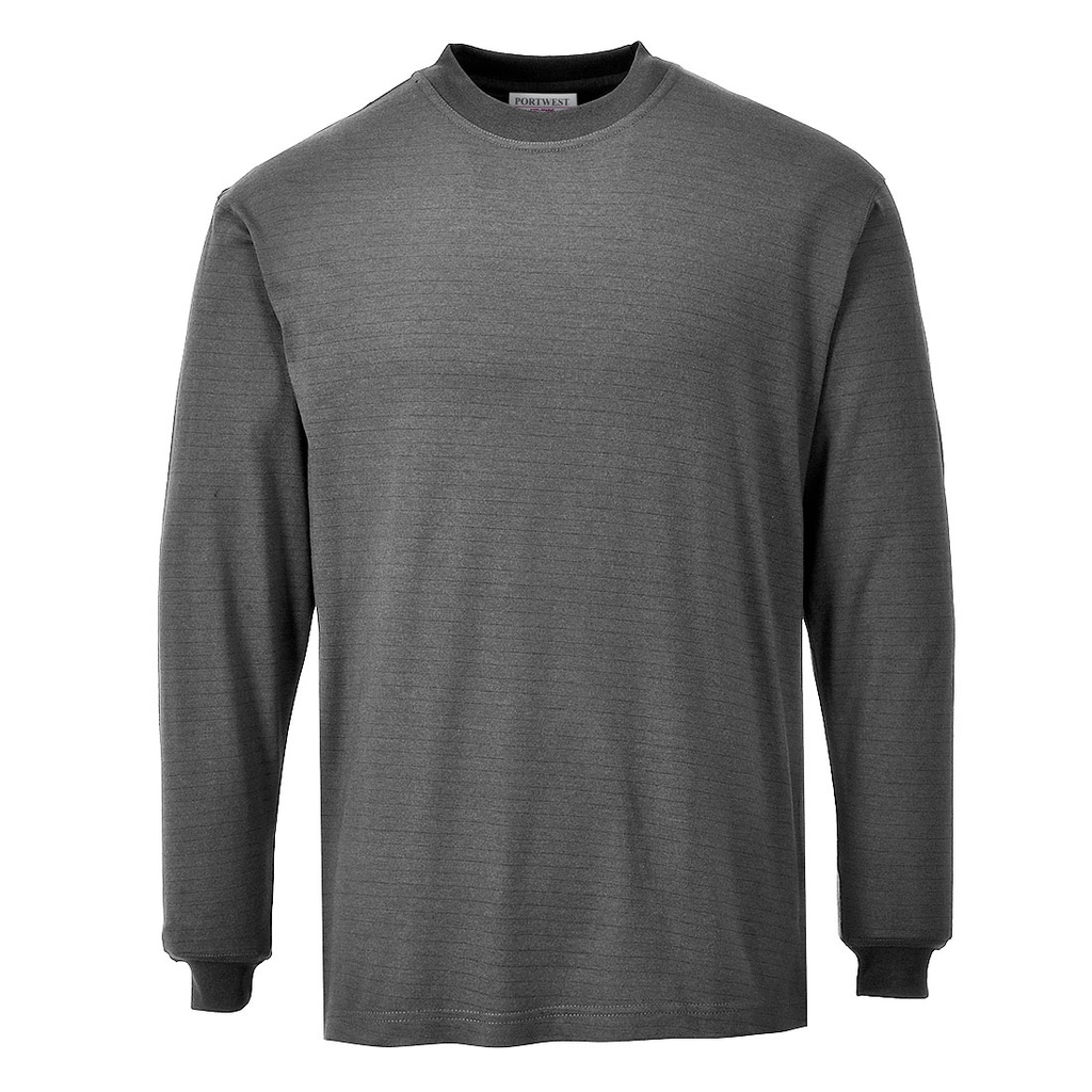 Portwest FR11 Flame Resistant Anti-Static Long Sleeve T-Shirt
