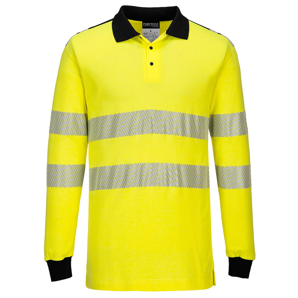 Portwest FR702 PW3 Flame Resistant Hi-Vis Polo Shirt
