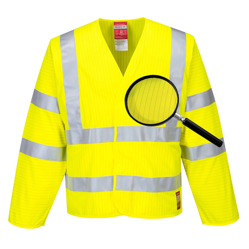 Portwest FR85 Hi-Vis Anti Static Jacket - Flame Resistant