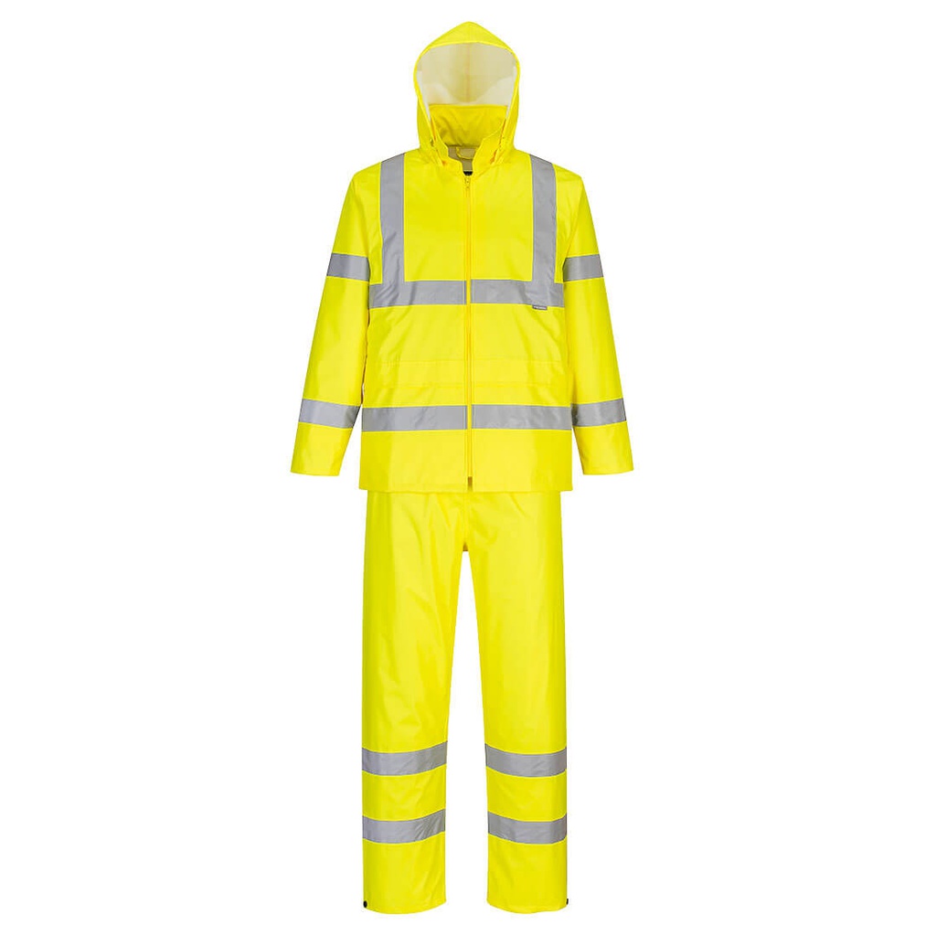 Portwest H448 Hi-Vis Packaway Rain Suit 