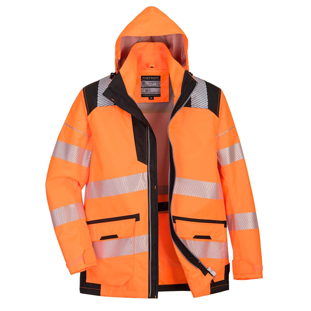 Portwest PW367 PW3 Hi-Vis Breathable 5-in-1 Jacket