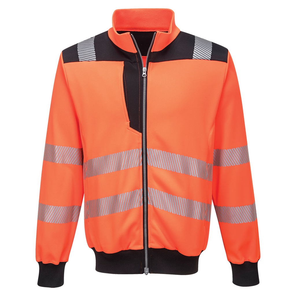 Portwest PW370 PW3 Hi-Vis Zip Sweatshirt