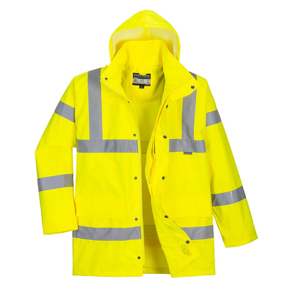 Portwest RT60 Hi-Vis Breathable Rain Traffic Jacket