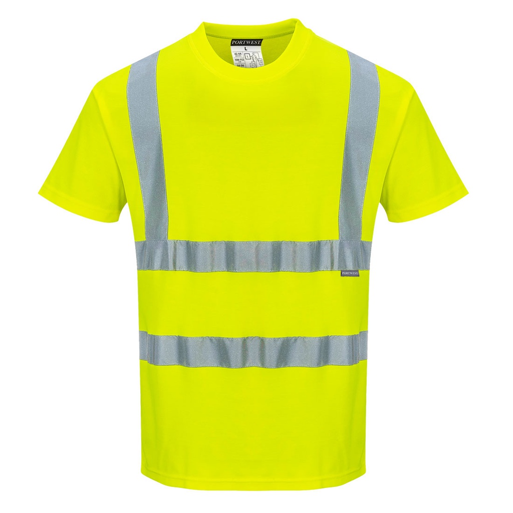 Portwest S170 Hi-Vis Cotton Comfort T-Shirt S/S 