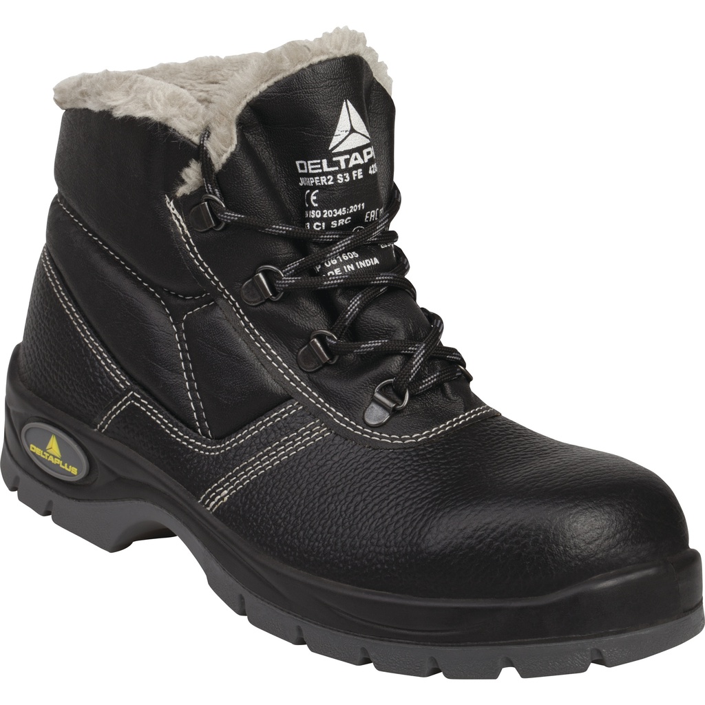 JUMPER2 S3 FUR SRC FUR-LINED PIGMENTED SPLIT LEATHER BOOTS - S3 SRC 