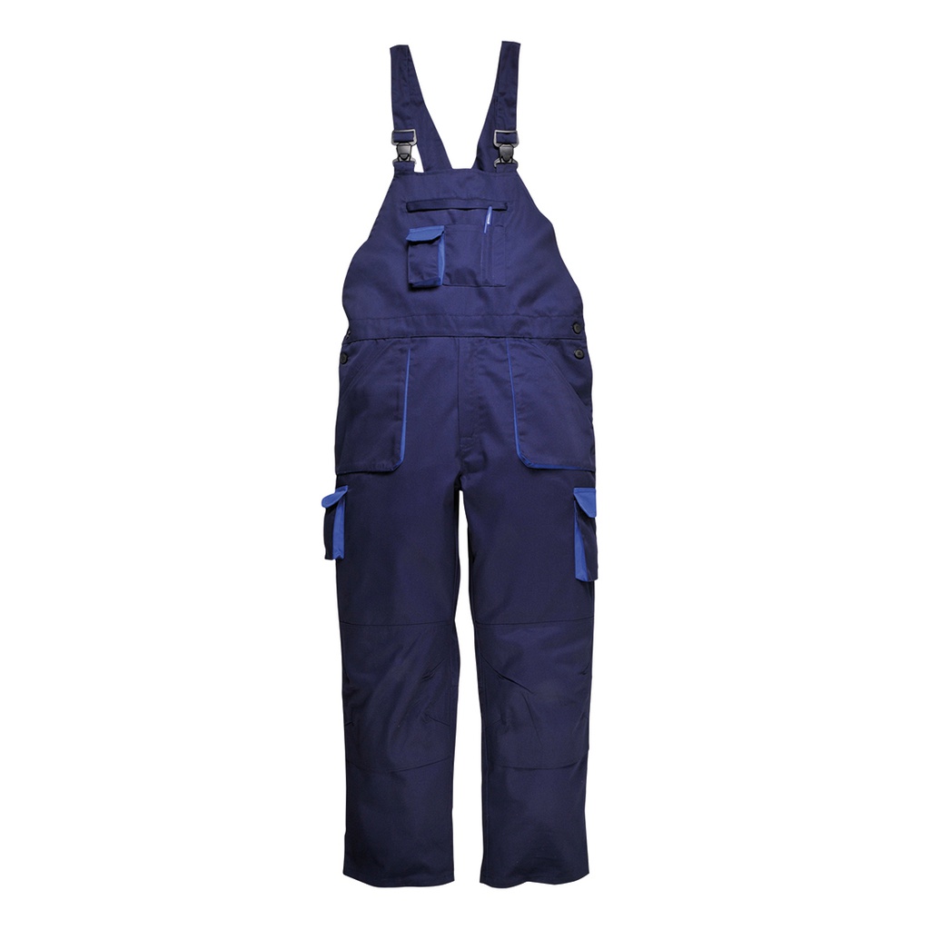 Portwest TX17 Portwest Texo Contrast Bib &amp; Brace - Lined