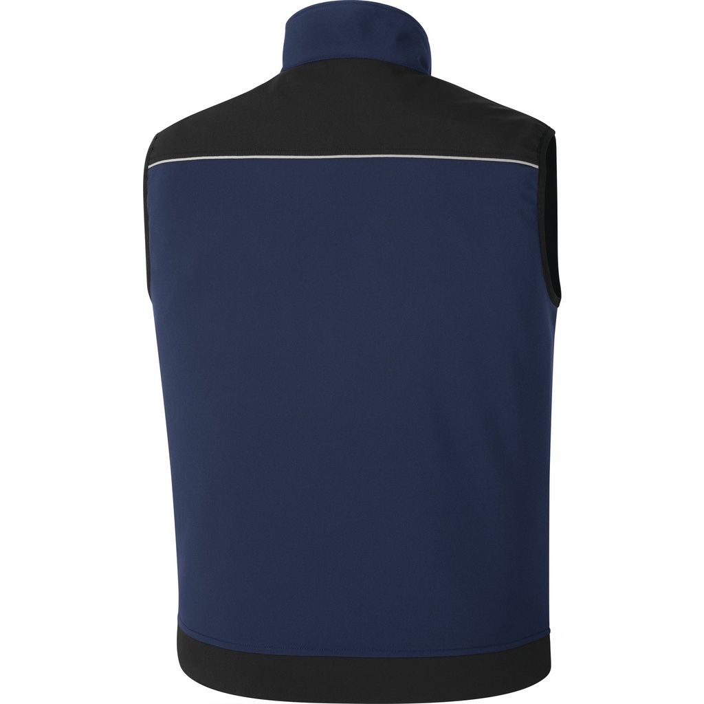 HOLEN POLYESTER / ELASTHANE "SOFTSHELL" BODYWARMER WITH 3 LAMINATED LAYERS 