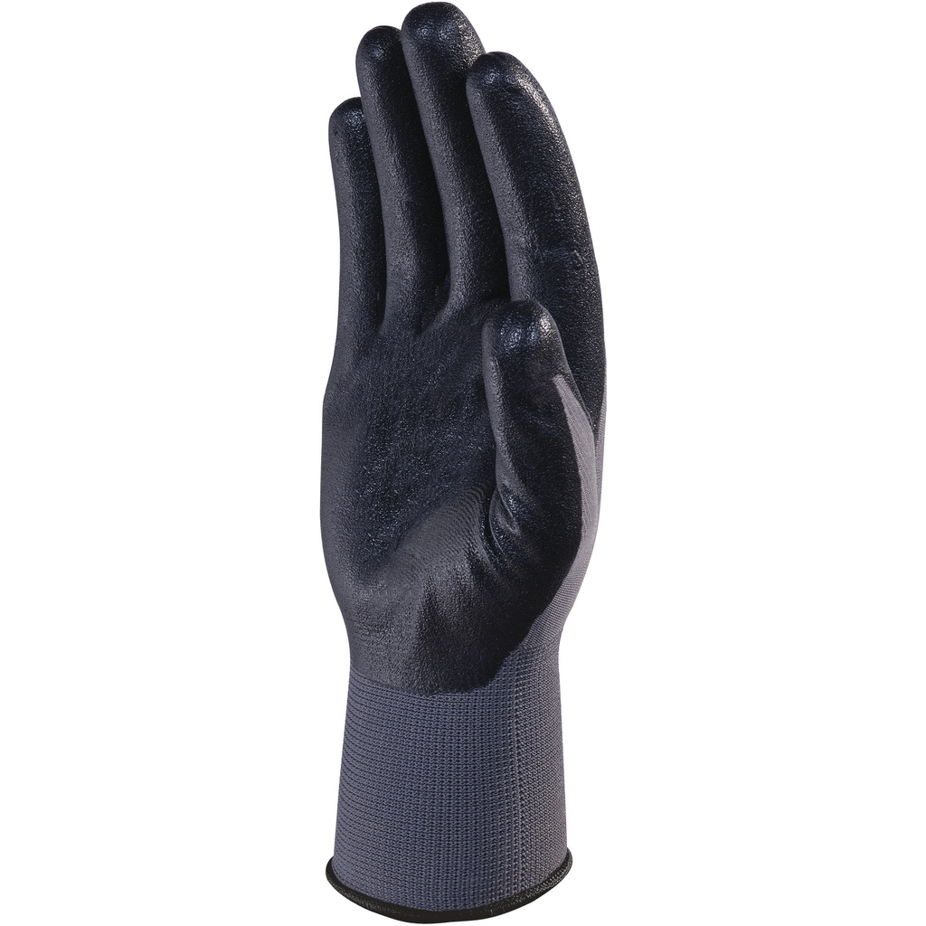 VE722 POLYESTER KNITTED GLOVE - NITRILE FOAM PALM 