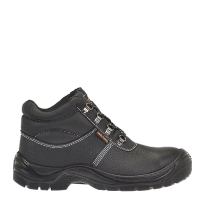 Walkmate Oslo Black, half-height lace, S3