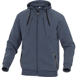 ANZIO POLYESTER FLEECE/COTTON SWEAT JACKET 