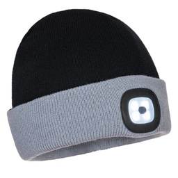 [B034BKG] Portwest B034 Two Tone LED Rechargeable Beanie