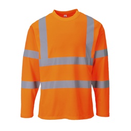Portwest S278 Hi-Vis Cotton Comfort T-Shirt L/S 