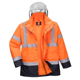 Portwest S471 Hi-Vis 4-in-1 Contrast Traffic Jacket 