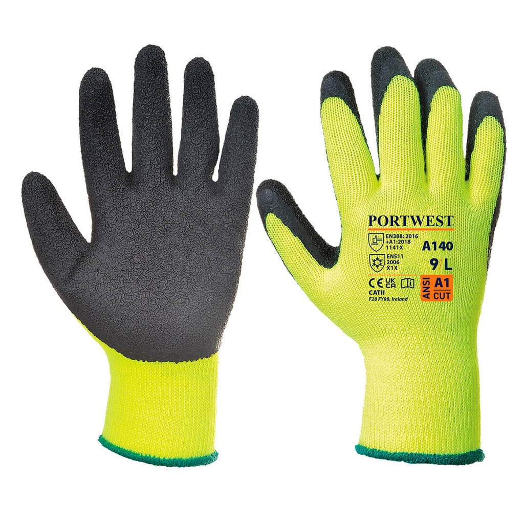 Portwest A140 Thermal Grip Glove - Latex