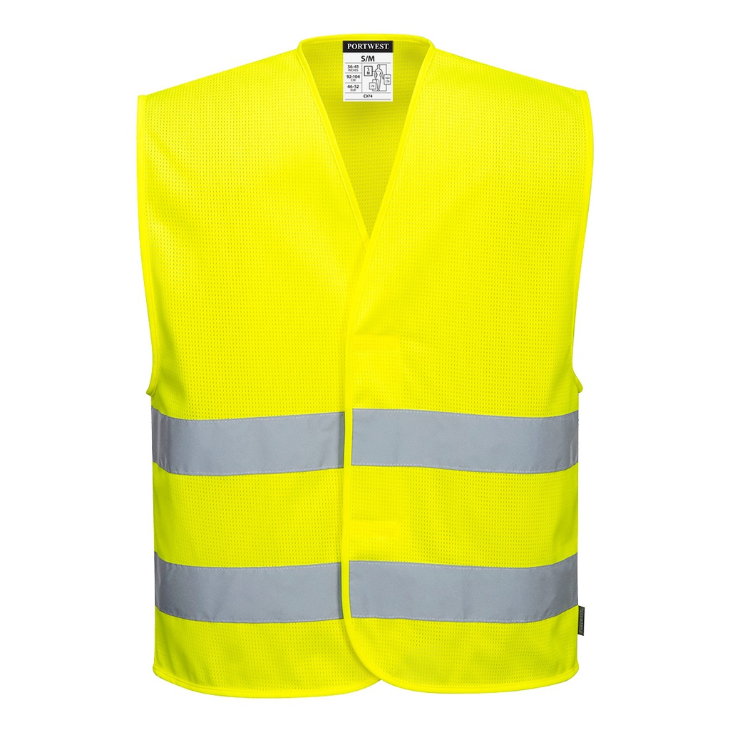 Portwest C374 Hi-Vis Mesh Two Band Vest