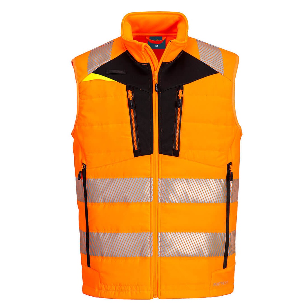 Portwest DX479 DX4 Hi-Vis Softshell Bodywarmer 
