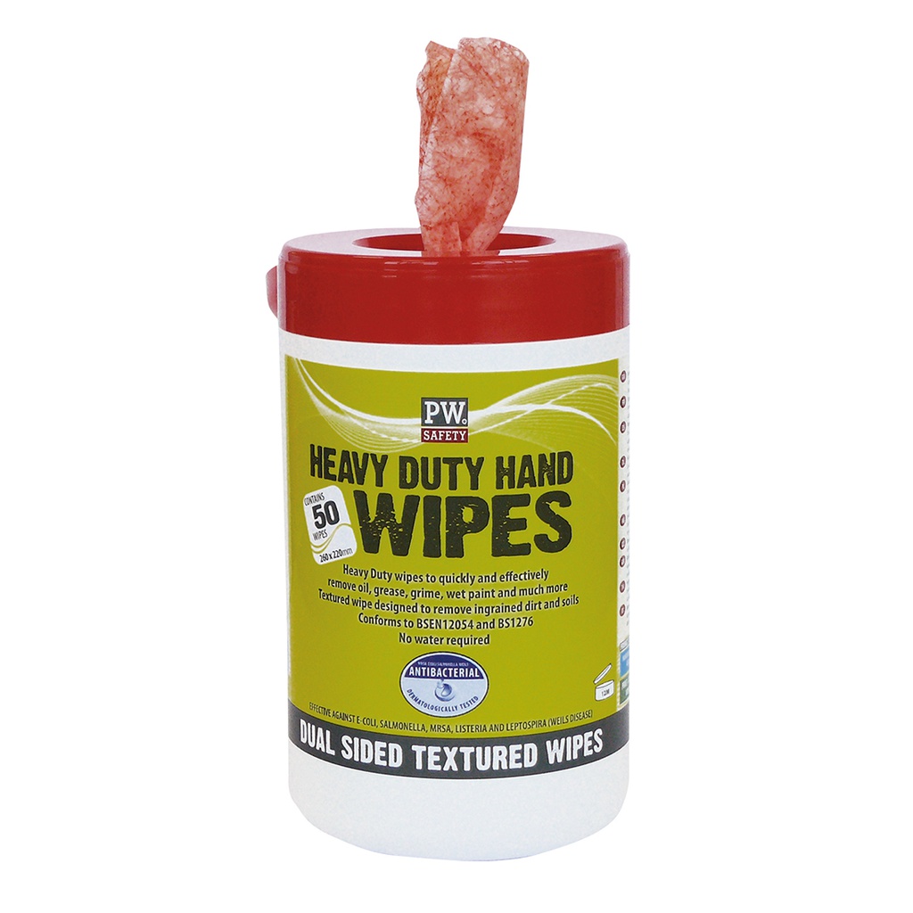 Portwest IW30 Heavy Duty Hand Wipes (80 Wipes)