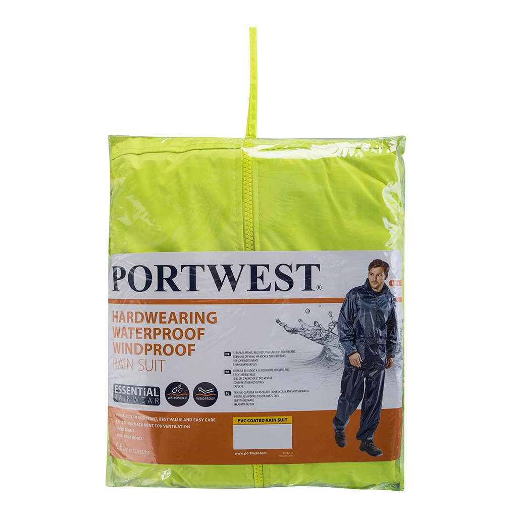 Portwest L440 Essentials Rainsuit (2 Piece Suit)