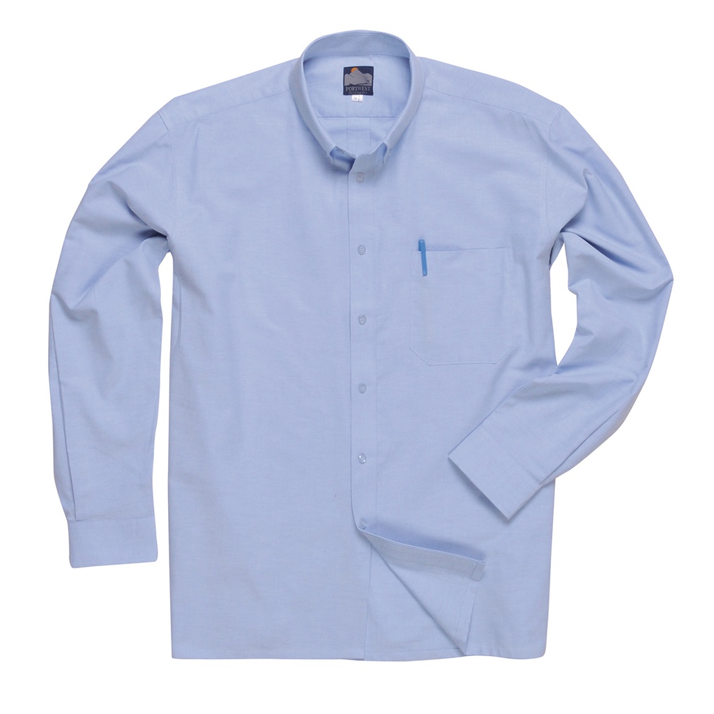 Portwest S107 Oxford Shirt, Long Sleeves