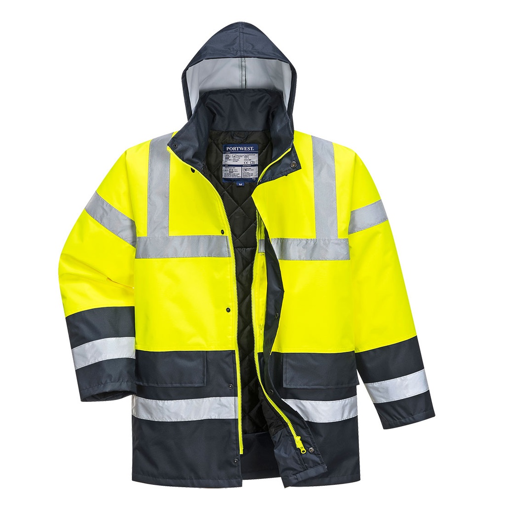 Portwest S466 Hi-Vis Contrast Winter Traffic Jacket 
