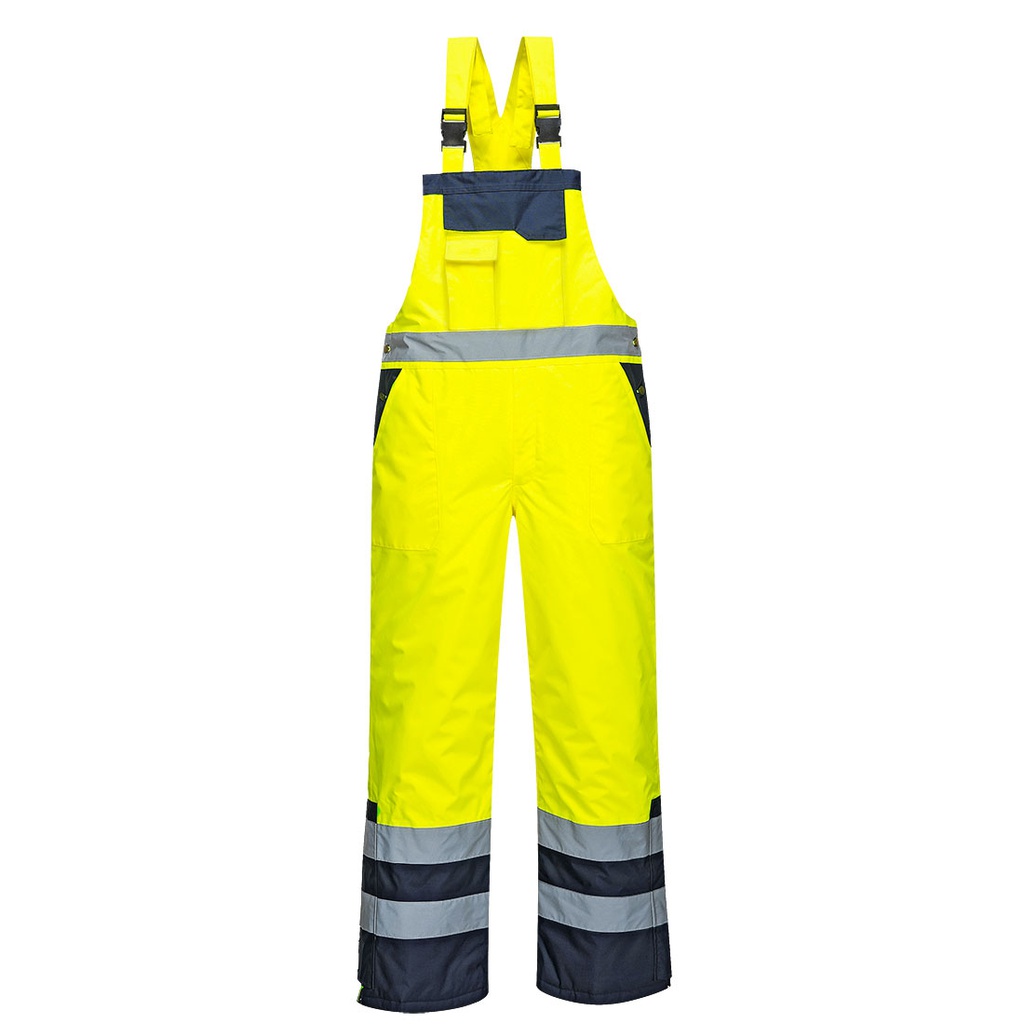 Portwest S489 Hi-Vis Contrast Winter Bib and Brace