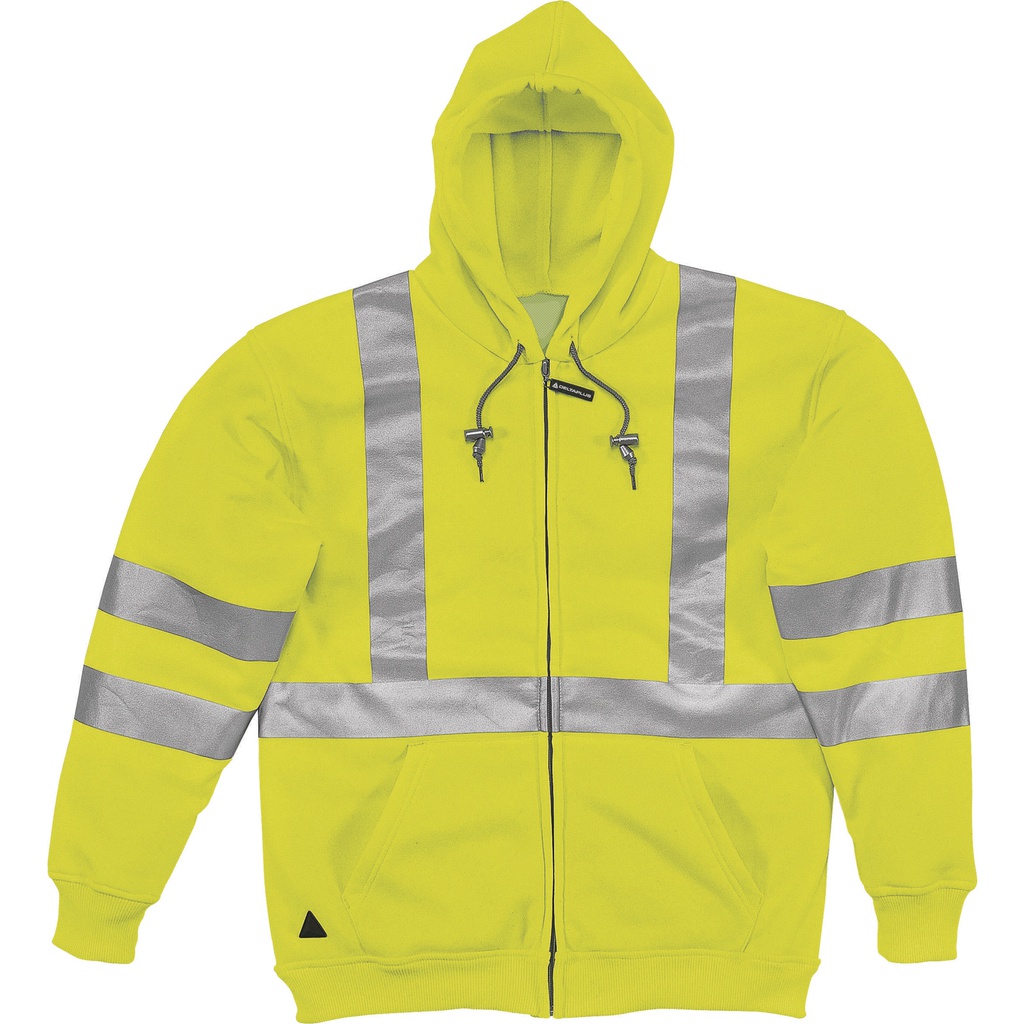 RESCUE HV HIGH VISIBILITY SWEATSHIRT IN POLYESTER FLEECE 