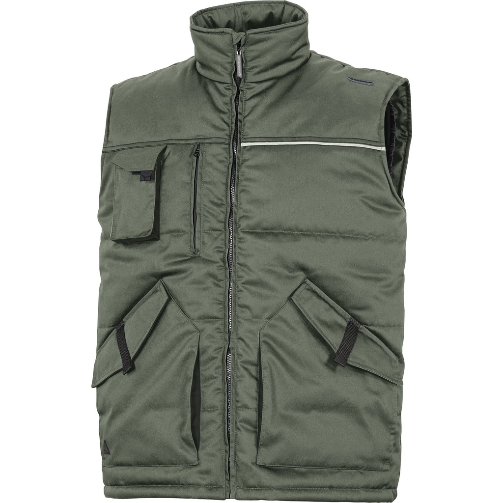 STOCKTON2 MULTIPOCKETS MACH BODYWARMER IN POLYESTER / COTTON 
