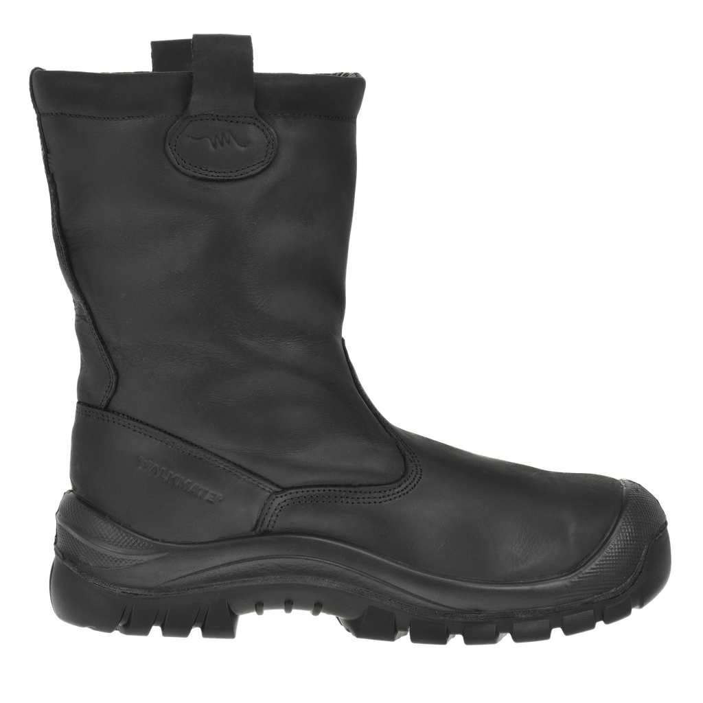 Walkmate Alberta Black, boot, wool, S3