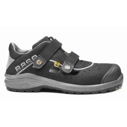 Base Be-Fresh black/grey, sandal, S1P ESD SRC