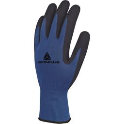 VE631 KNITTED POLYESTER GLOVE - LATEX FOAM PALM 