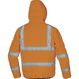 DOONHV QUILTED POLYESTER RIPSTOP 2 LAMINATED LAYERS HIGH VISIBILITY DOWN JACKET 