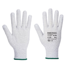 [A196G6RXS] Portwest A196 Antistatic Micro Dot Glove