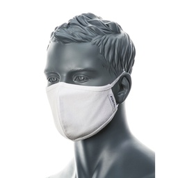 [CV22WHR] Portwest CV22 2-Ply Anti-Microbial Fabric Face Mask (Pk25)