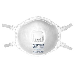 [P303WHR] Portwest P303 FFP3 Valved Dolomite Respirator (Pk10)