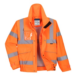 Portwest S591 Hi-Vis Extreme Rain Bomber Jacket 
